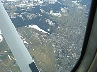 flight-2009-04 037  roundtrip Grenchen LSZG - Altenrhein LSZR Cessna 172 HBCGB - over Einsideln